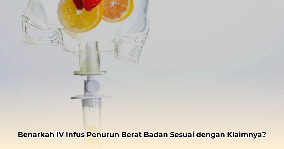 do weight loss iv drips work